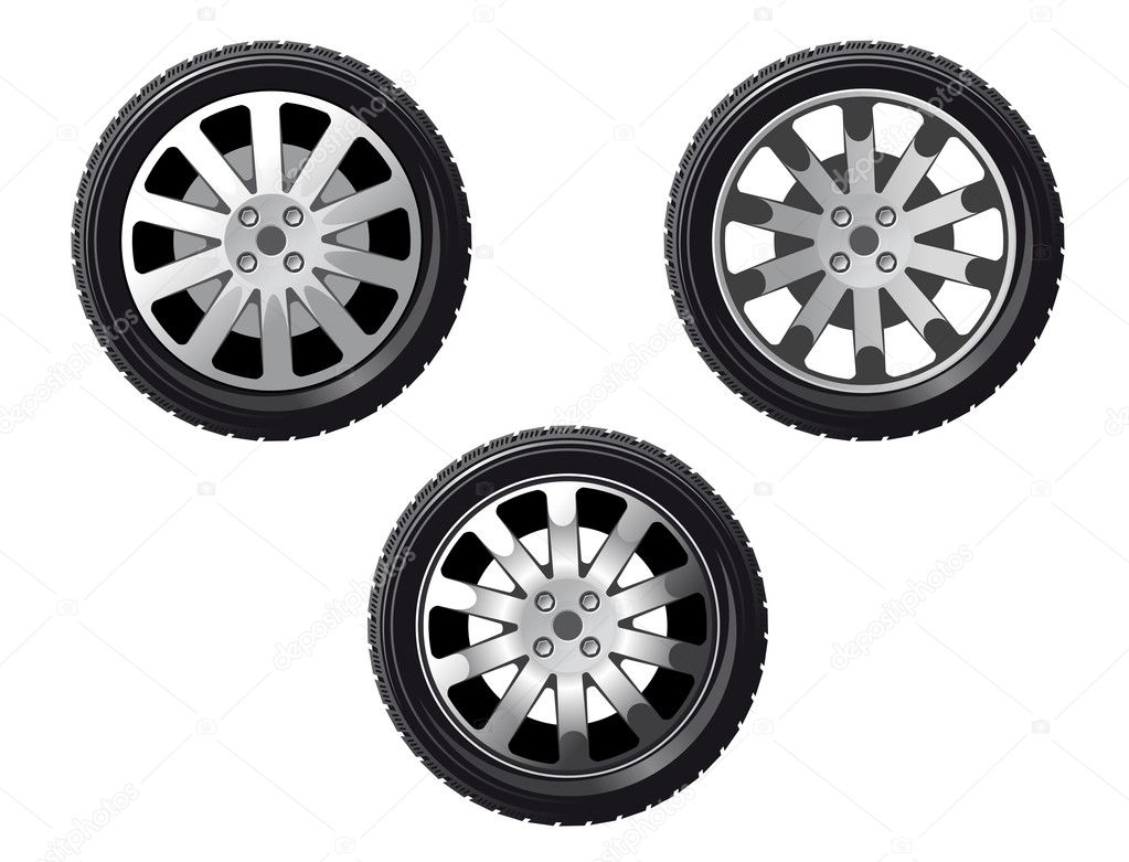 Set of isolated wheels