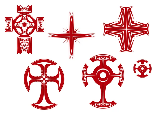 Θρησκευτικές σταυροί — Διανυσματικό Αρχείο