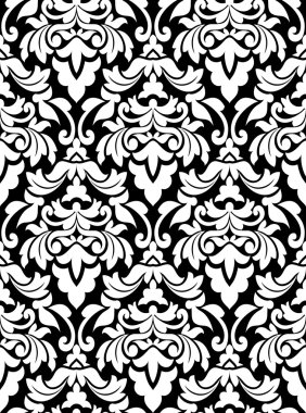 Damask seamless pattern clipart