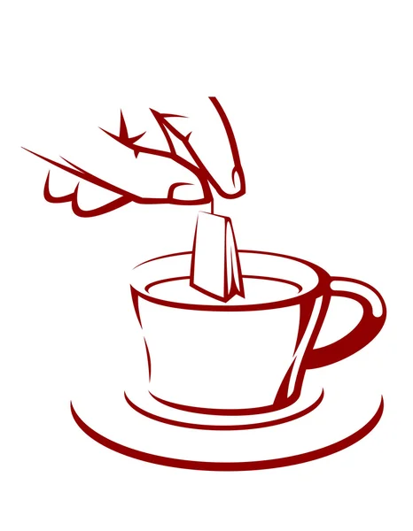 鲜茶 — 图库矢量图片
