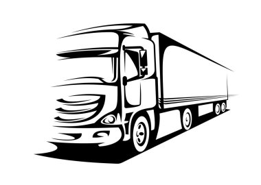 Delivery truck clipart