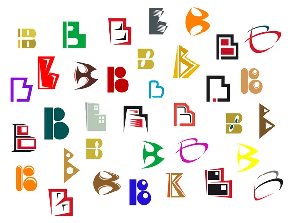 Alphabet letter B — Stock Vector