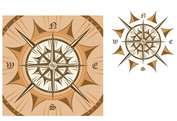 Boussole médiévale — Image vectorielle