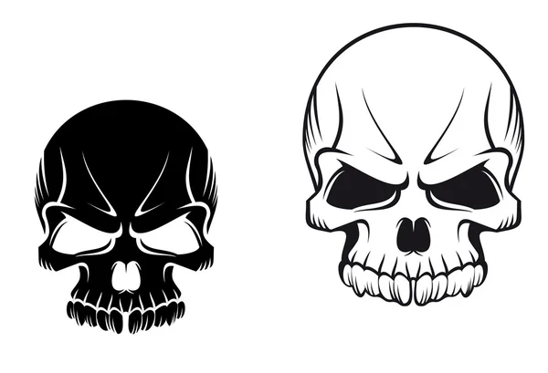 Tatouages crânes — Image vectorielle