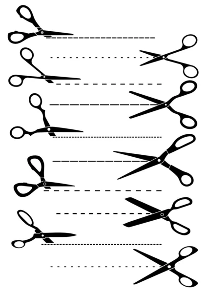 Cutting scissors — Stock Vector