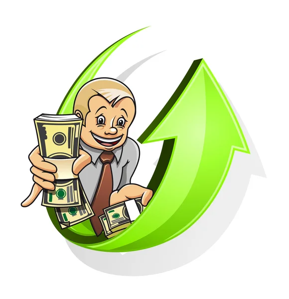 Raising money concept — Stock Vector