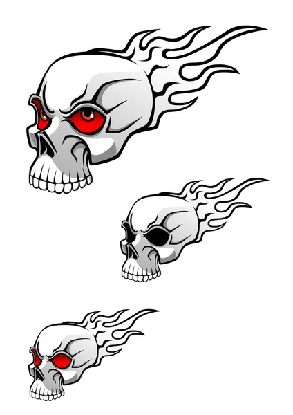 Skull tattoo — Stock Vector