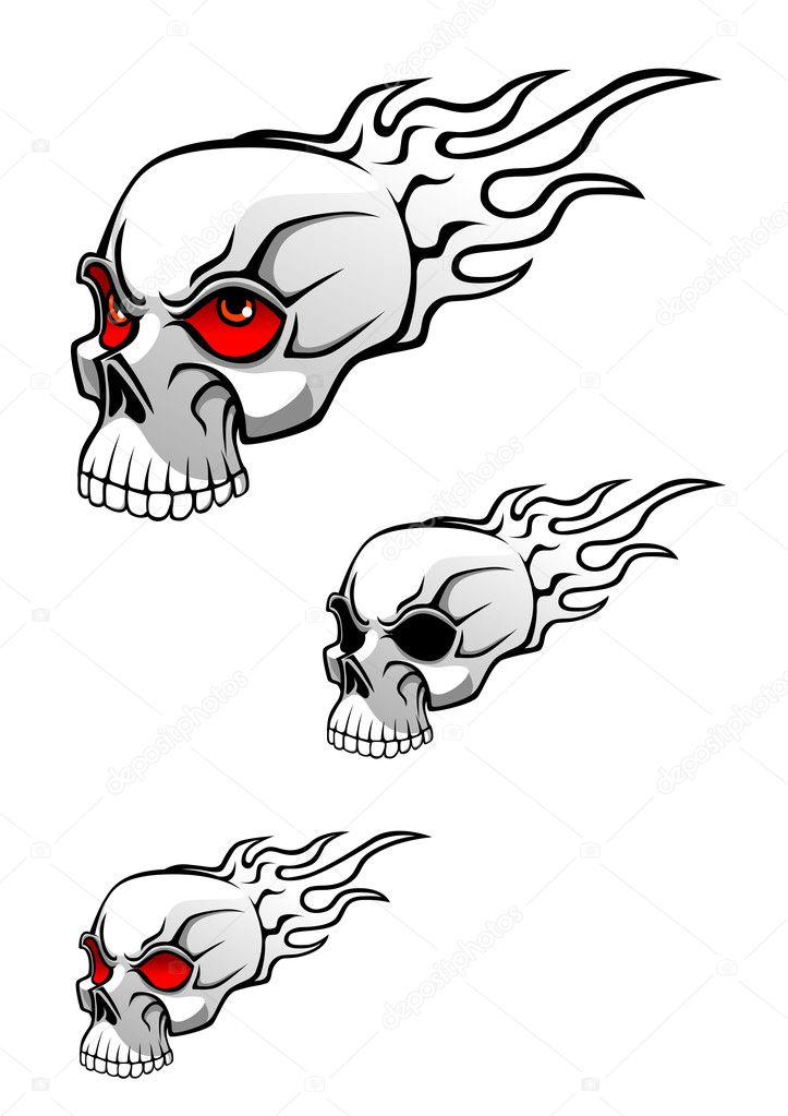 Skull tattoo Stock Vector Image by ©Seamartini #6638024