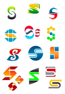 Alphabet letter S clipart