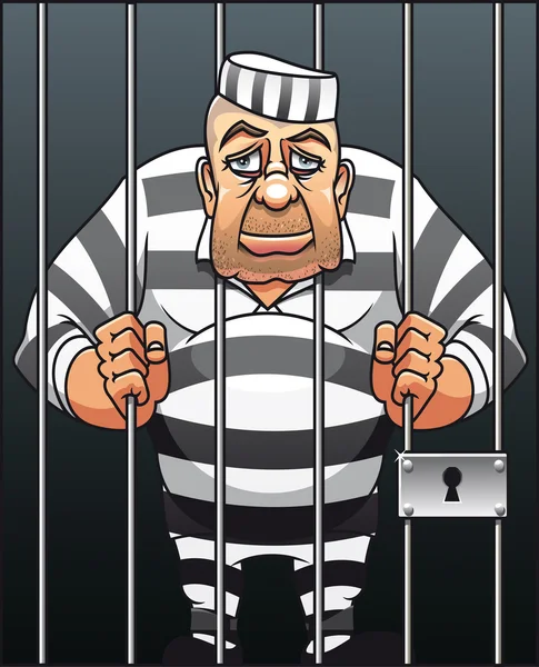 Prisonnier capturé — Image vectorielle
