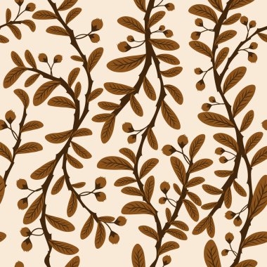 seamless floral pattern clipart