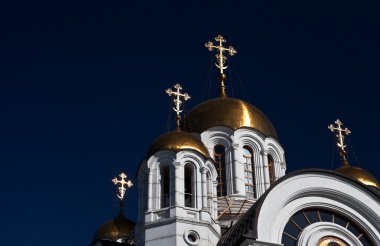 St. Georgy (victorious) cathedral at the Samarskay square clipart