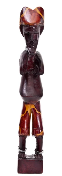 Fából készült afrikai figura — Stock Fotó