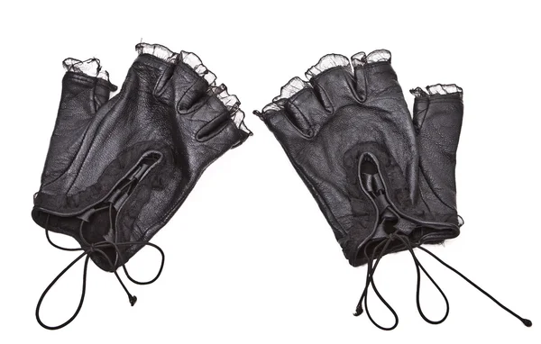 Paar elegante vrouw handschoenen — Stockfoto