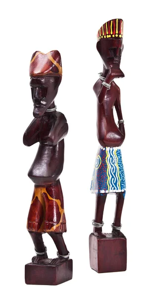 Figurine africaine en bois — Photo