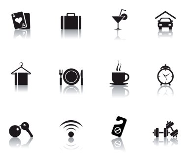 06 Hotel Icons clipart