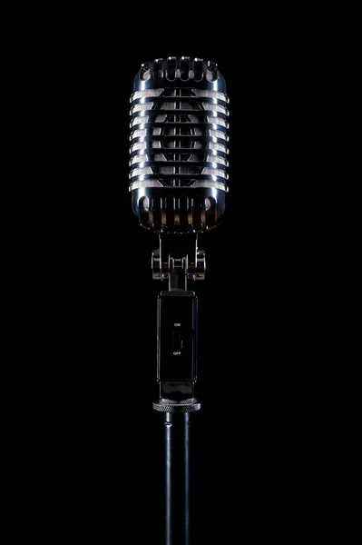 Profesyonel vintage mikrofon — Stok fotoğraf