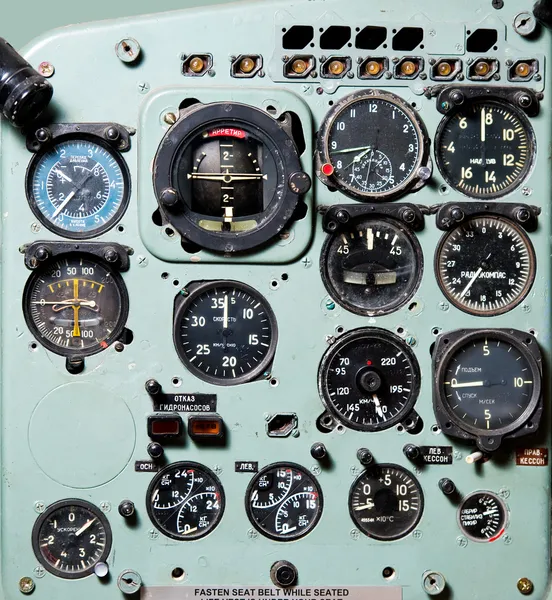 Repülőgép cockpit — Stock Fotó