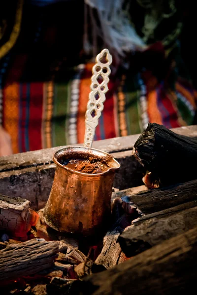 stock image Classic turkish coffee pot