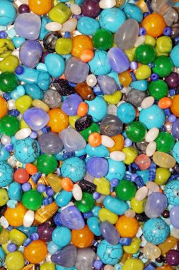 Semi precious stones clipart