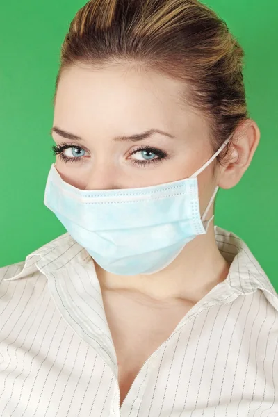 Woman in the medical bandage — Stock Photo, Image