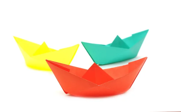Barcos de papel — Fotografia de Stock
