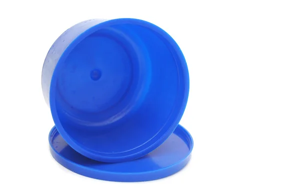 Lata de plástico azul —  Fotos de Stock