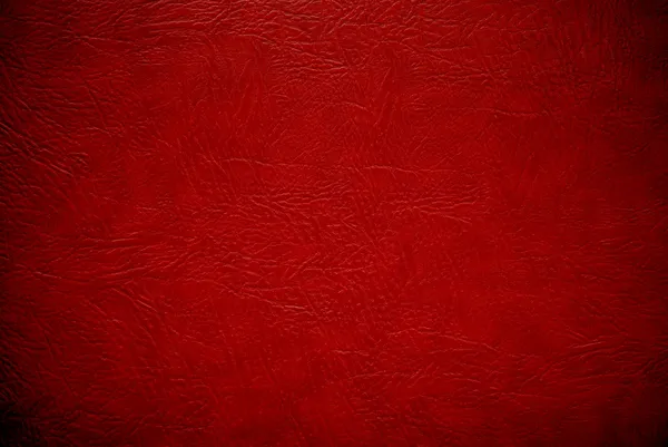 Nahaufnahme rotem Leder Hintergrund — Stockfoto