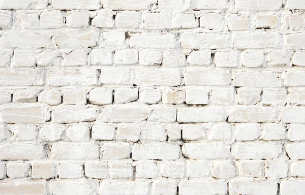 Uma parede de tijolo branco — Fotografia de Stock