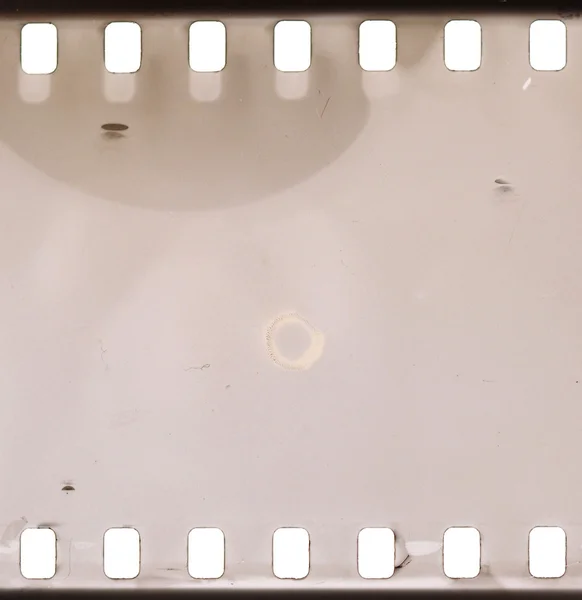 Grunge tira de película con fugas de luz — Foto de Stock