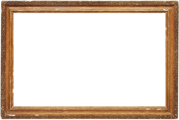 Foto van oude frame voor een afbeelding, geïsoleerd — Stockfoto