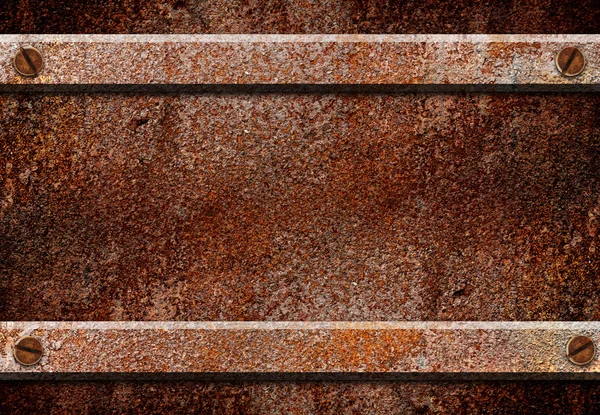Grunge placa de metal oxidado, puede utilizar para el fondo —  Fotos de Stock