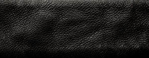 黒い革背景 — ストック写真