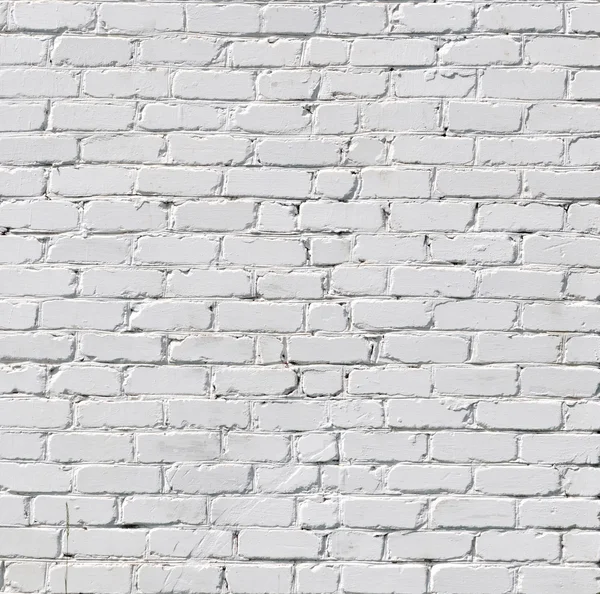 Un muro di mattoni bianchi — Foto Stock