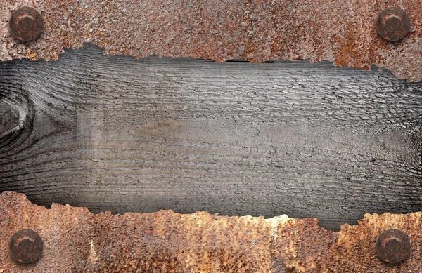 Torn metal texture — Stock Photo, Image