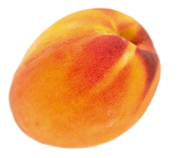 Персик на білому — стокове фото