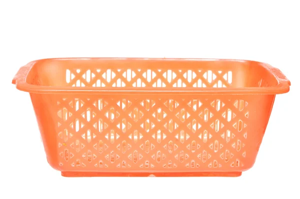 Color photo of a plastic basket — Stock Photo, Image