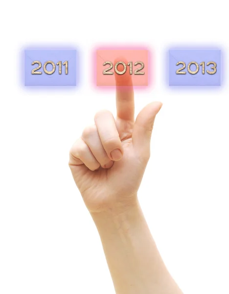 Año nuevo 2012 y los años venideros — Foto de Stock