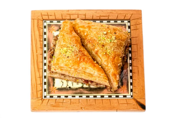 Baklava, traditional Middle East sweet — стоковое фото