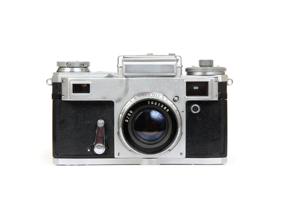 Klassieke retro camera 35 mm Stockafbeelding