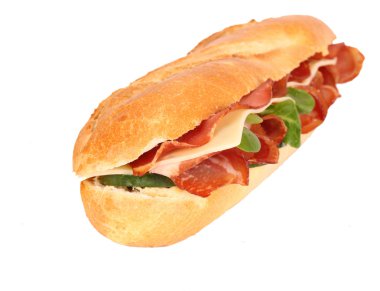 Fresh french baguette clipart