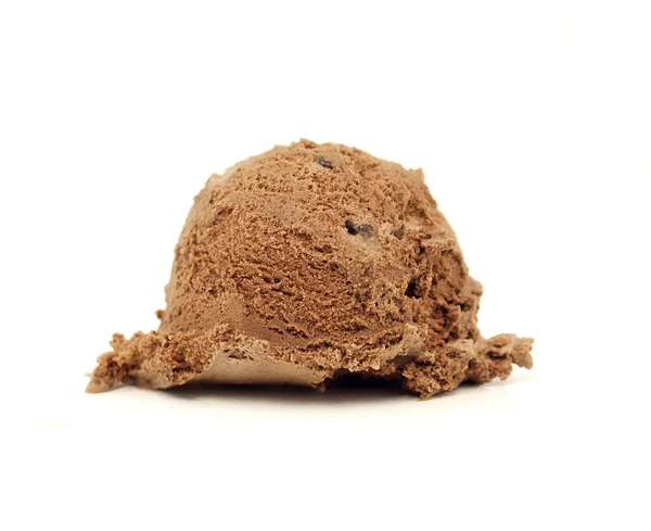 Chocolate ice cream scoop — Stock Photo, Image