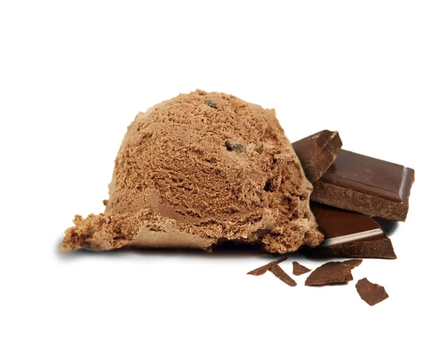 Çikolatalı dondurma. — Stok fotoğraf