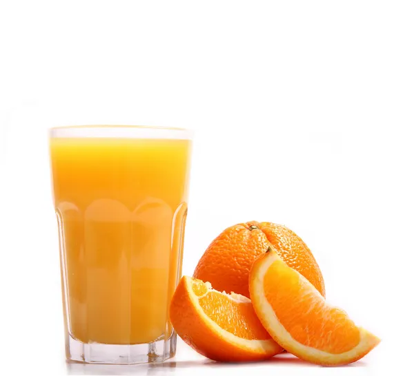 Čerstvý zdravá pomerančová šťáva — Stock fotografie