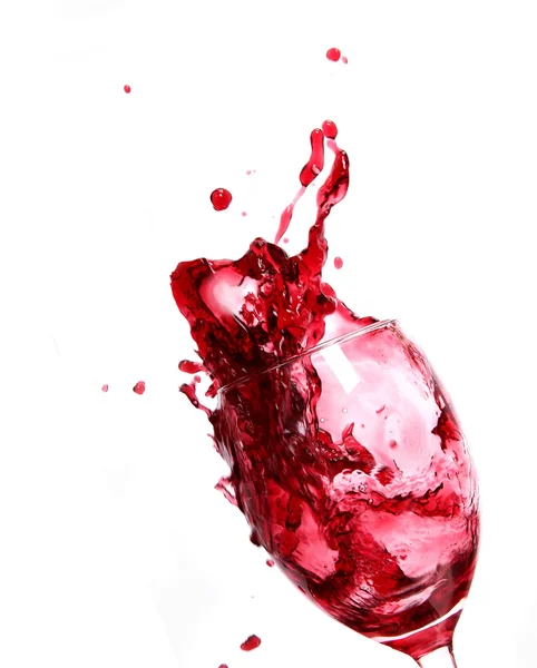 Κόκκινο κρασί που ρίχνει — Φωτογραφία Αρχείου