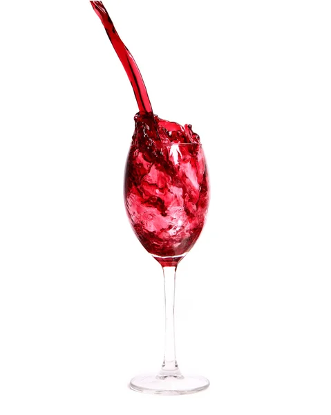 Κόκκινο κρασί που ρίχνει — Φωτογραφία Αρχείου
