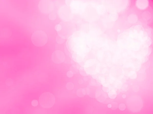 美丽抽象粉红色背景的节日灯 — 图库照片