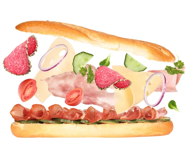 맛 있는 샌드위치 — 스톡 사진