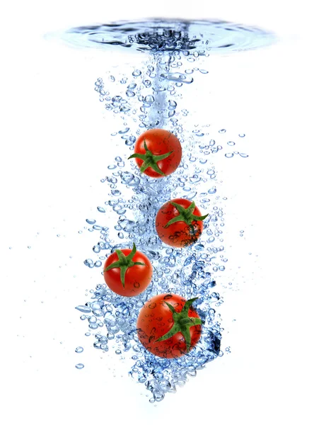 Plusk wody owoców — Zdjęcie stockowe