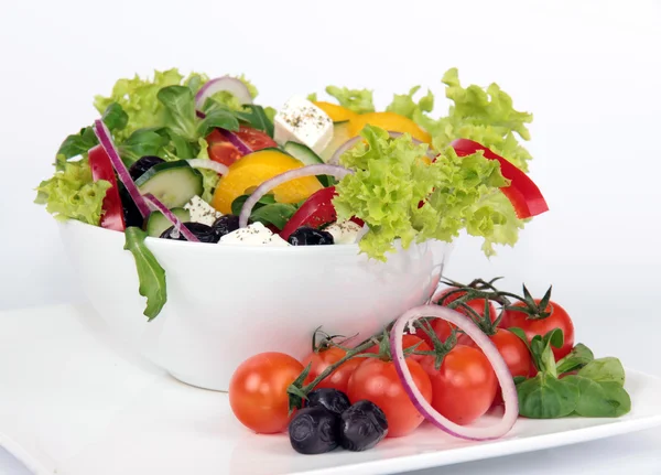 Čerstvý zeleninový salát — Stock fotografie